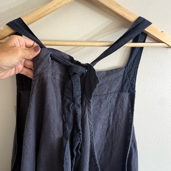 Blue Fish 6202 Linen Grey Stockholm Apron Shale -2 NWT! - Picture 5 of 14